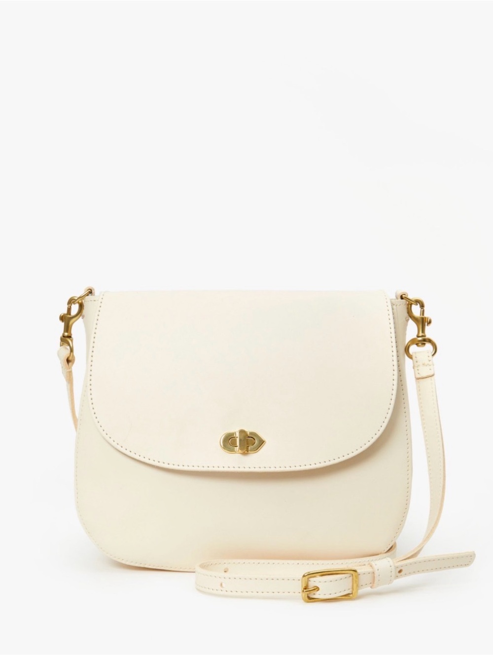 Clare V Turnlock Louis - Cream NWT $435 - Picture 2 of 9